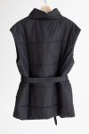 *Жилет со стойкой oversize Чёрный