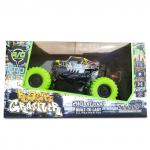 %Внедорожник р/у "Большие колёса: Монстр-трак" (1:18, 22,5 см, пружин.подвеска, свет. )