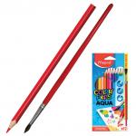 Карандаши цветные акварельные MAPED (Франция) "Color Pep's", 12 цв +кисть, 2,9мм, европодвес, 836011
