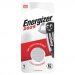 Батарейка ENERGIZER, CR2025, литиевая, 1 шт,блистер, (ш/к 83026)