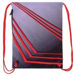 Мешок для обуви BRAUBERG PREMIUM, карман, подкладка, светоотр. элементы,43х33см,Street racing,270284