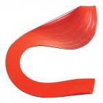 Бумага для квиллинга ОРАНЖЕВАЯ, 125 полос, 5х300мм, 130г/м, ОСТРОВ СОКРОВИЩ, 128767