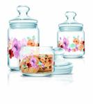 Банка для продуктов ФЛОРЕНТИНА 1л с крышкой