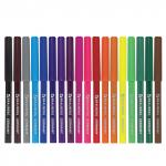 Фломастеры BRAUBERG Rose Angel, 18 цв., вент.колп, карт.упак., увелич. срок службы, 150557