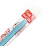 Бумага для квиллинга НЕБЕСНО-ГОЛУБАЯ, 125 полос, 5х300мм, 130г/м, ОСТРОВ СОКРОВИЩ, 128771