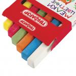 Мел цветной ПИФАГОР, НАБОР 6 шт., квадратный, 221979