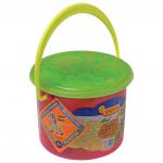 Пластилин JOVI (Испания), НАБОР, 6 цв., 300 г, 3 формочки, 3 стека, клеенка, пластиковое ведро, 14