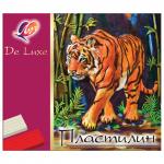 Пластилин классический ЛУЧ Люкс, 12 цв., 210 г, со стеком, пласт. вкладыш с трафаретом, 14 с1035-08