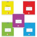 Тетрадь 12л. BRAUBERG КЛАССИКА, линия, обложка картон, АССОРТИ (5 видов), 103274