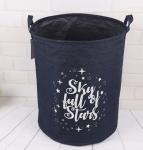 ****Корзина для вещей и игрушек "Sky black", 50*40 см