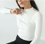 Джемпер  Женский 3003 "Ворот Молния" Белый