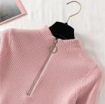 Джемпер  Женский 3003 "Ворот Молния" Розовый