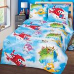 Детское постельное белье бязь артдизайн "воздушный патруль"