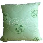 подушка бамбук стеганая тик