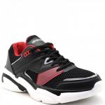 334-2 черн/крас Кроссовки мужские (41-46)/8