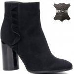 12526 черн Ботинки деми женские (36-41)/12