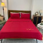 КПБ Одеяло Mency однотонное с простыней и наволочками ODMENO07