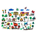 Липучки "Город с машинками"