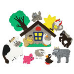 Липучки "Домашние животные"