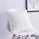 Декоративная вязанная наволочка на подушку VDD887