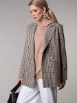Жакет  клетка на подкладе (Б-114-1)