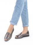 260.409 SILVER Балетки женские (натуральная кожа)