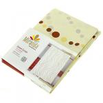 "Miranda" Штора для ванной тканевая 180х200см "Бисер бежевый", 100% п/э (Турция)