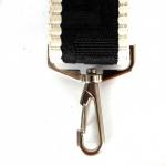 Плечевой ремень (стропа)  ADEL-239/регулируемый,  макс длина 120см,  жаккард черн/белый 240114