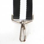 Плечевой ремень (стропа)  ADEL-239/регулируемый,  макс длина 120см,  полосы черн/белый 240113