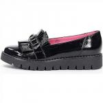 053908N черн наплак Туфли закрытые для девочек (27-31)/6