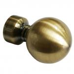 *Карниз однорядный раздвижной 16/19 мм Шар Большой