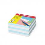 Бумага для заметок ErichKrause®, 90x90x50 мм, 2 цвета: белый, голубой