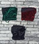 Велюровый пеньюар Size Plus бордо M29