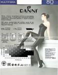 DANNI колготки Multifibra 80 Den (микрофибра) черные