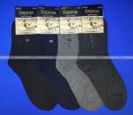 "Берёза" носки мужские внутри махра "Ромбики"