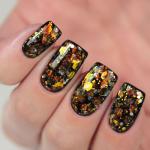 Гель-краска с иридисцентным глиттером Гламурная Лиса, 5гр