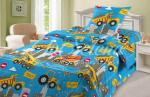 Детское постельное белье Шуйская бязь строим город