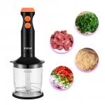 Блендер погружной 3 в 1 Kitfort КТ-3041-4 черно-оранжевый