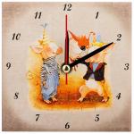 354-1640 часы "свинки: праздник" высота=10 см