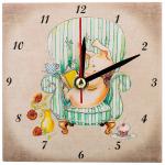 354-1639 часы "свинки: уют" высота=10 см