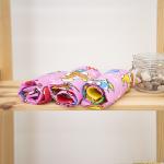 Набор вафельных полотенец 3 шт 45/60 см 329А цвет розовый