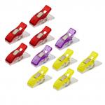 "Gamma" QC-02 Клипсы для фиксации пластик металл 2.6 см 10 шт в блистере