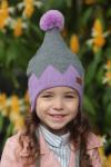 Демисезонная трикотажная шапочка