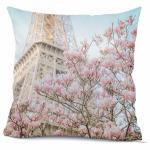 Наволочка "Париж в цвету" размер 39х39 см