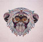 Наволочка "Игривая обезьяна" размер 39х39 см