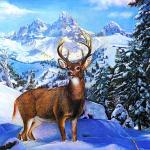 Наволочка "Лесной олень" размер 39х39 см