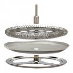 Кофейник с прессом Caffetiera 0.35 л. красный