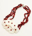 Авторское колье с кораллом. 524025КН