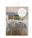 Комплект скатерть рогожка 145х220 + 6 салфеток 32х32 "Mia Cara" рис 30363-1 Азулежу