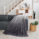 Плед  Деграде , серый, 200*220 см  (no-100181)